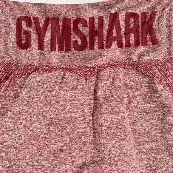 Gymshark Leggings Red Marled Compression XSmall Women’s - Picture 11 of 11